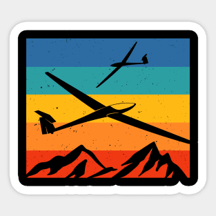 Gliding Soaring Sailplane Glider Pilot Sticker